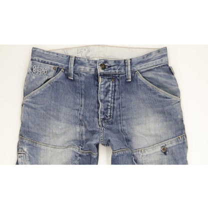 G-Star Trail Elwood Men Blue Straight Loose Jeans W32 L32