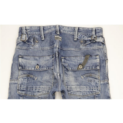 G-Star Trail Elwood Men Blue Straight Loose Jeans W32 L32