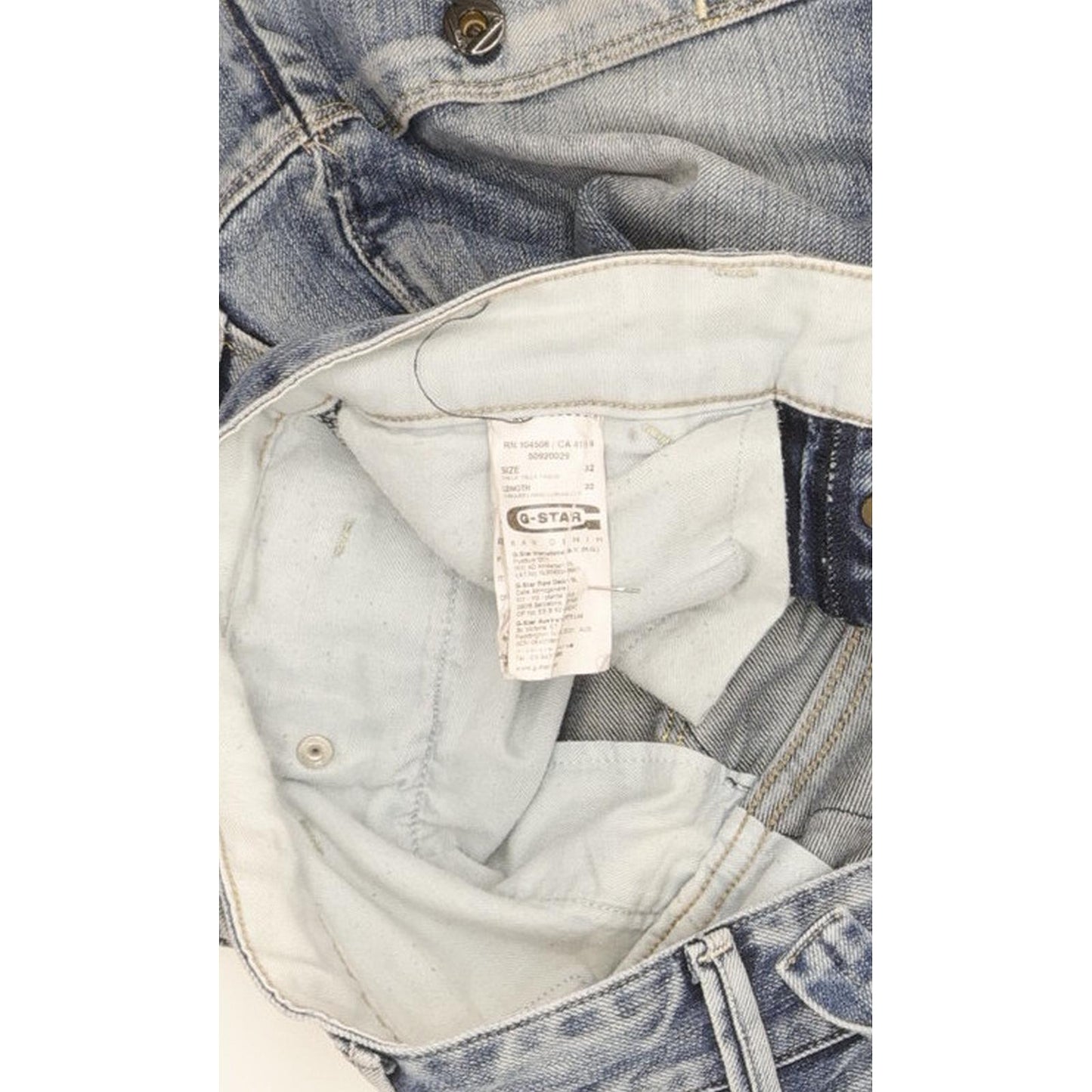 G-Star Trail Elwood Men Blue Straight Loose Jeans W32 L32