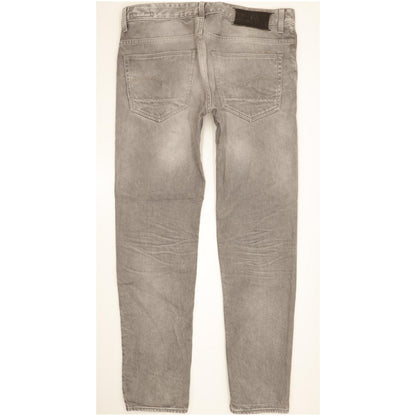 G-Star 3301 Men Grey Tapered Slim Jeans W34 L32