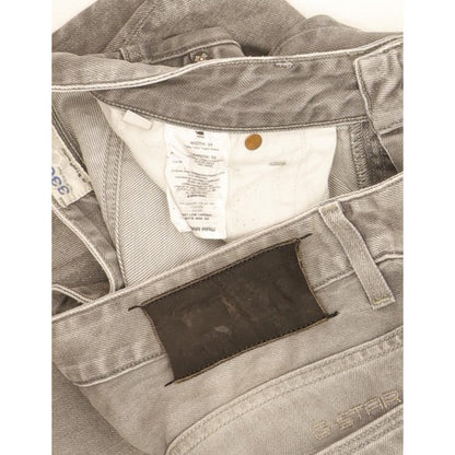 G-Star 3301 Men Grey Tapered Slim Jeans W34 L32