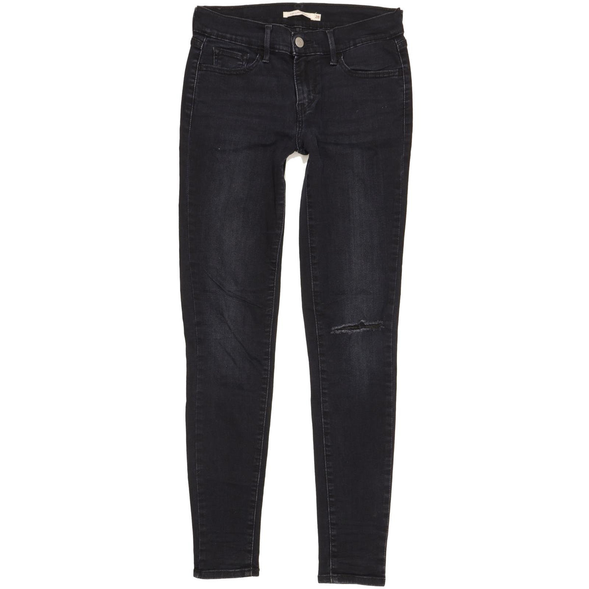 Levi's 710 Super Women Navy Skinny Slim Stretch Jeans W28 L30