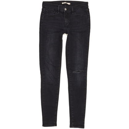 Levi's 710 Super Women Navy Skinny Slim Stretch Jeans W28 L30