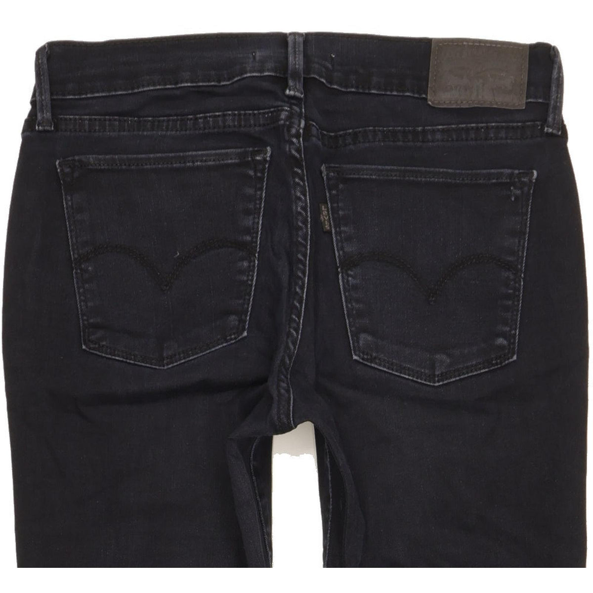Levi's 710 Super Women Navy Skinny Slim Stretch Jeans W28 L30
