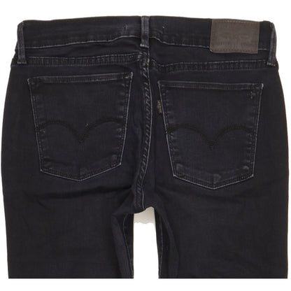 Levi's 710 Super Women Navy Skinny Slim Stretch Jeans W28 L30