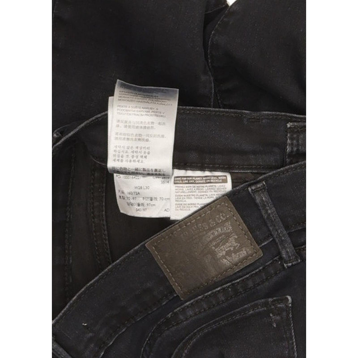 Levi's 710 Super Women Navy Skinny Slim Stretch Jeans W28 L30