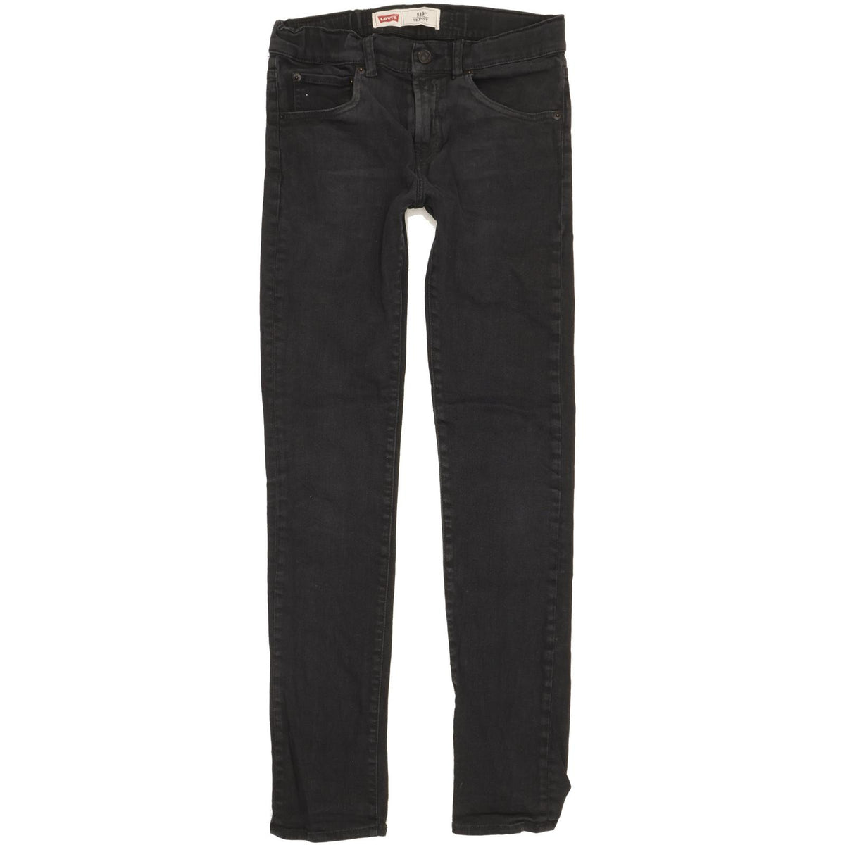 Levi's 510 Kids Black Skinny Slim Stretch Jeans W28 L30