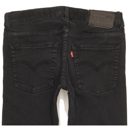 Levi's 510 Kids Black Skinny Slim Stretch Jeans W28 L30