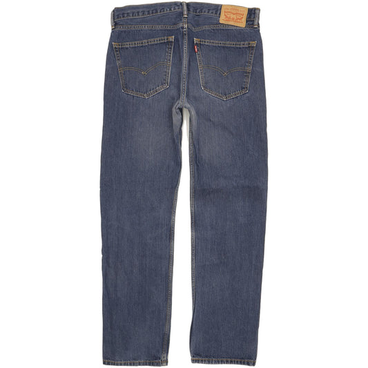 Levi's 505 Men Blue Straight Regular Jeans W36 L33