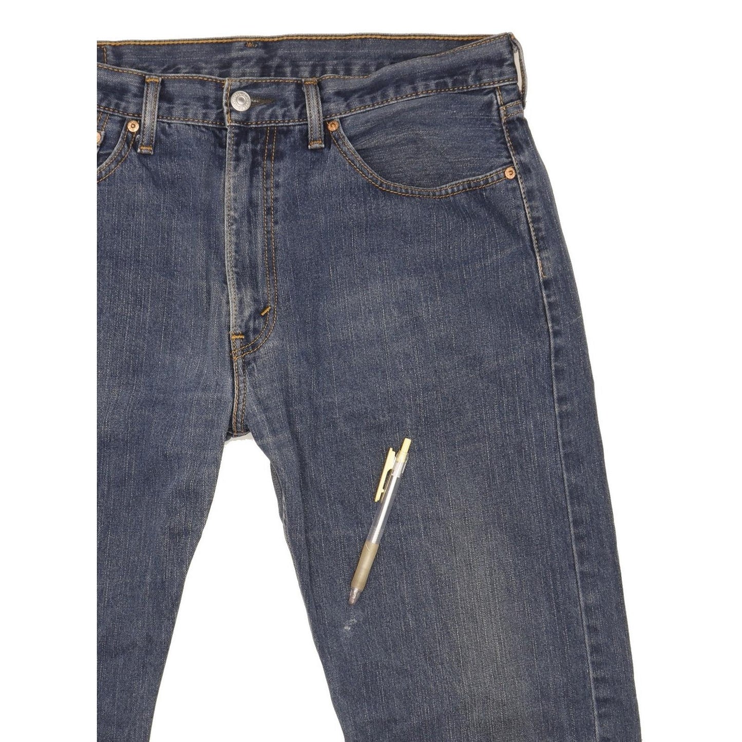 Levi's 505 Men Blue Straight Regular Jeans W36 L33