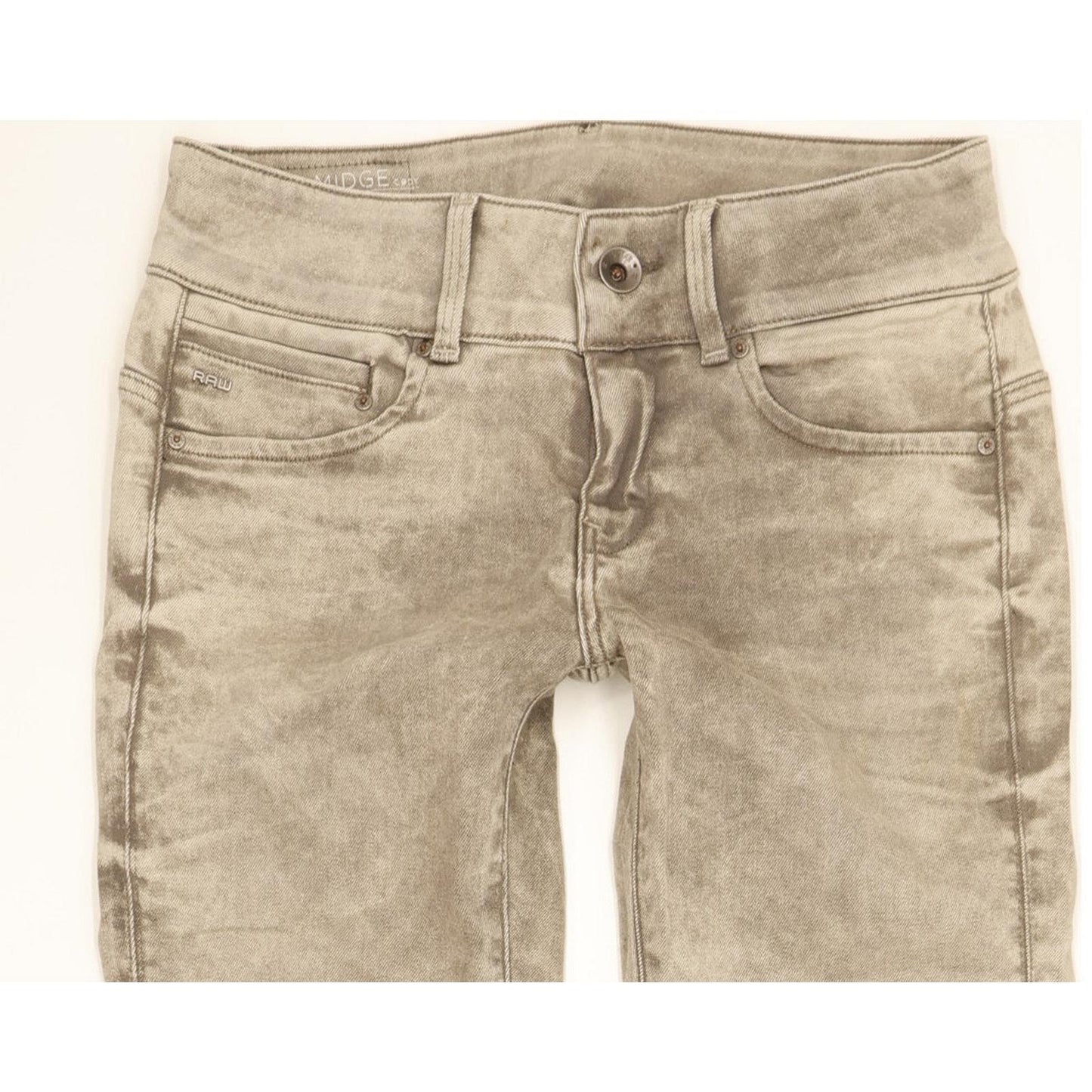 G-Star Midge Cody Women Grey Skinny Slim Stretch Jeans W27 L32