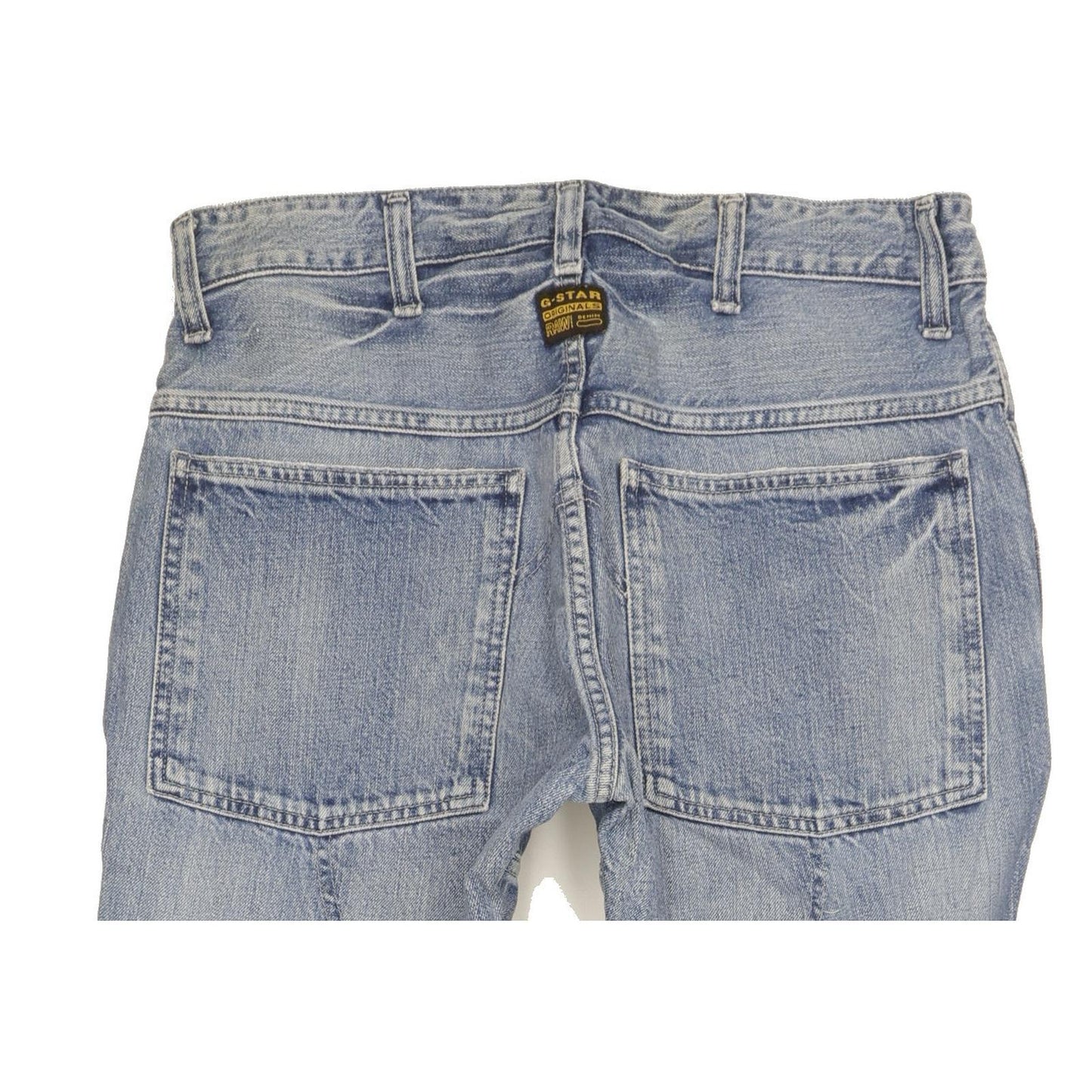 G-Star Elwood Men Blue Straight Loose Jeans W31 L32