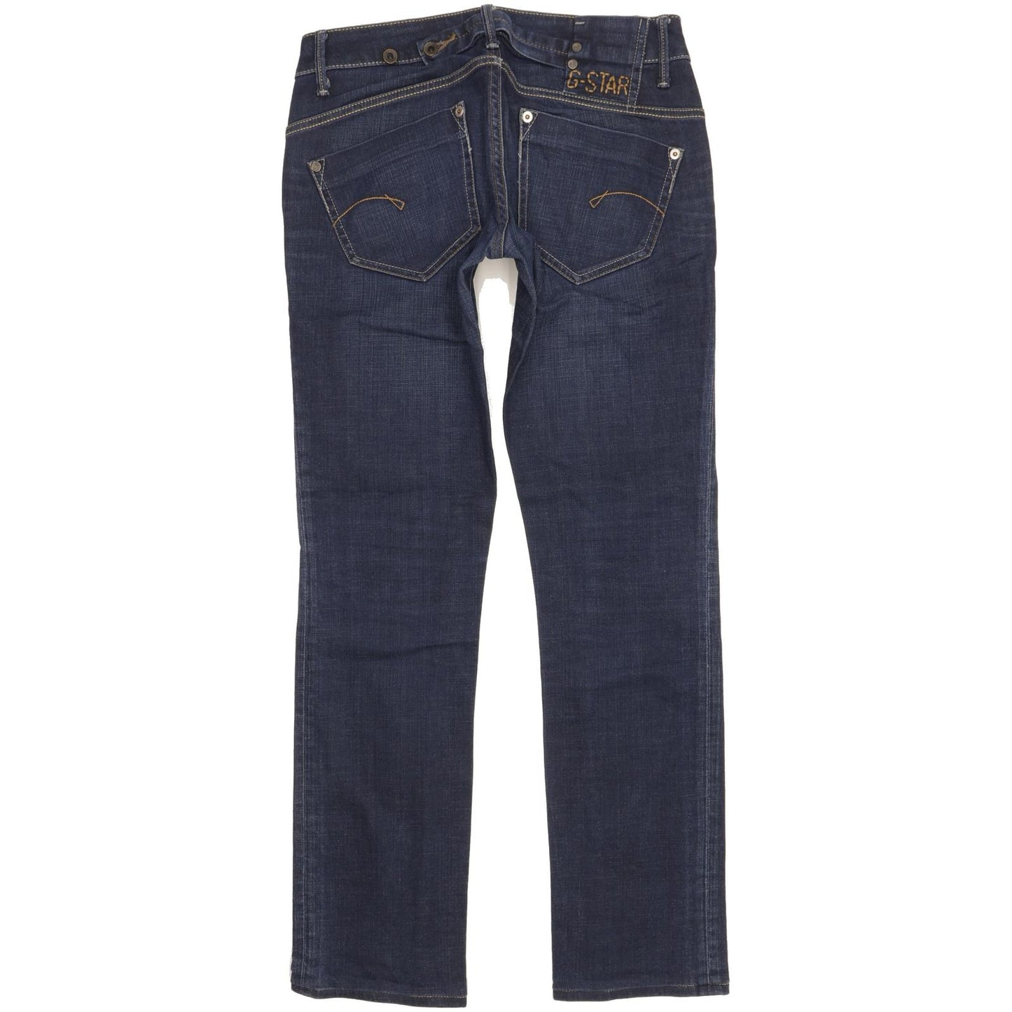 G-Star Midge Women Blue Straight Slim Stretch Jeans W27 L30
