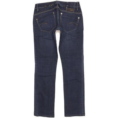 G-Star Midge Women Blue Straight Slim Stretch Jeans W27 L30