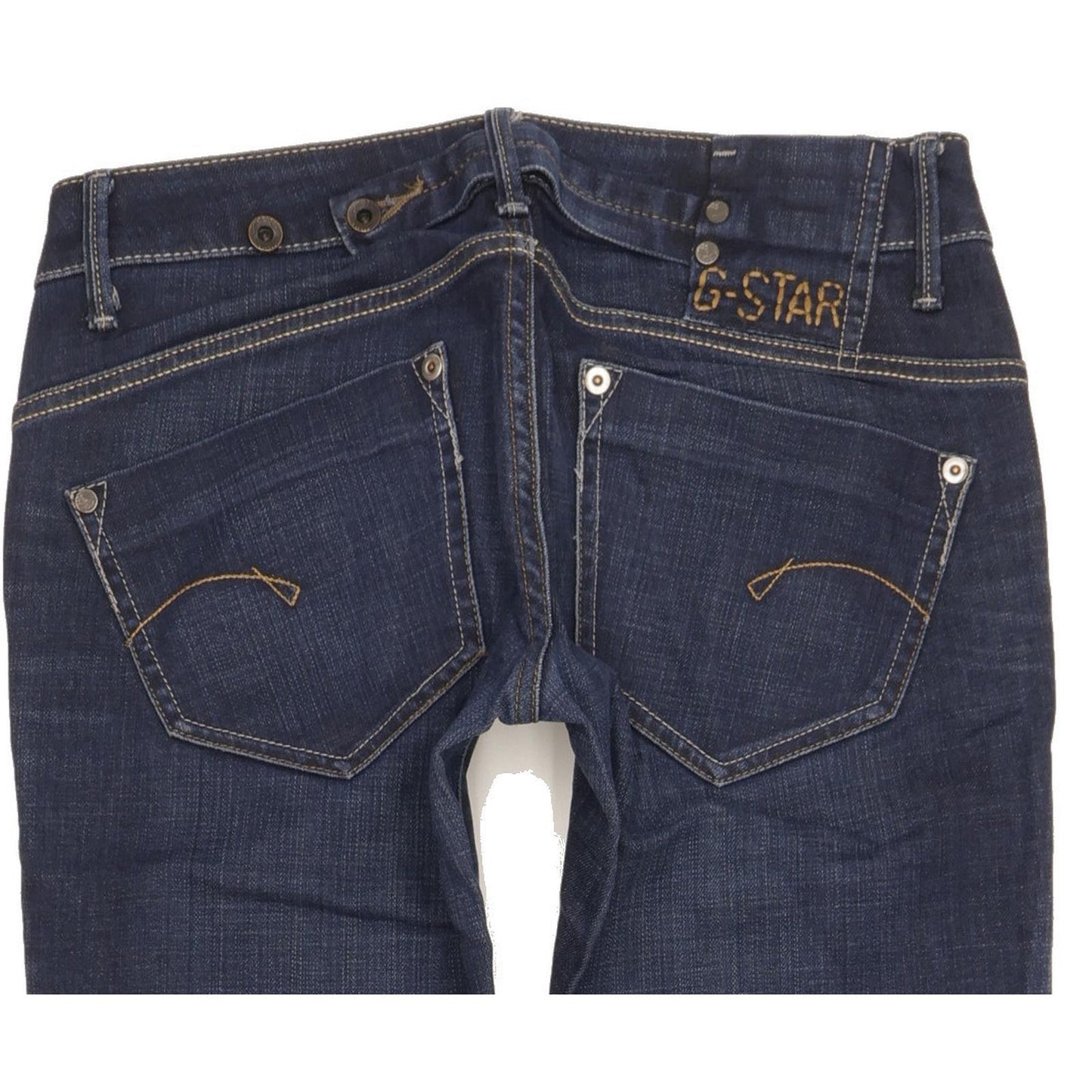 G-Star Midge Women Blue Straight Slim Stretch Jeans W27 L30