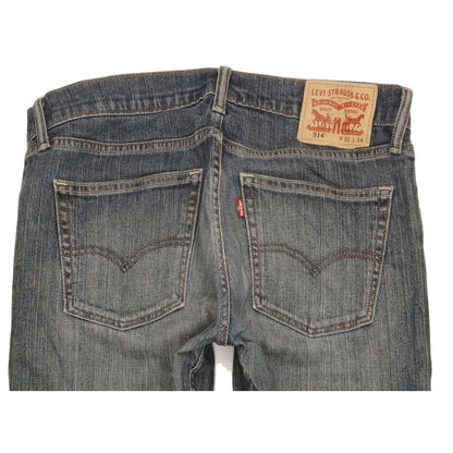 Levi's 514 Men Blue Straight Slim Stretch Jeans W32 L34