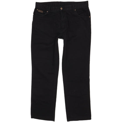 Wrangler Texas Men Black Straight Regular Jeans W38 L31
