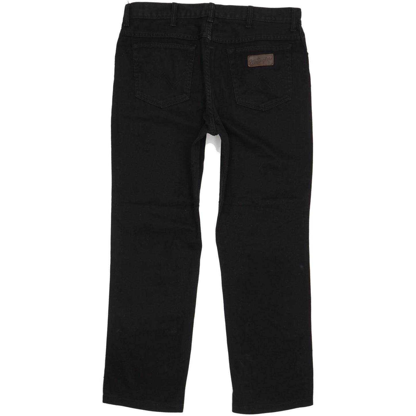 Wrangler Texas Men Black Straight Regular Jeans W38 L31