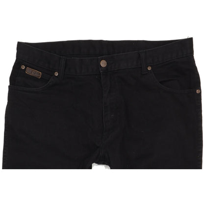 Wrangler Texas Men Black Straight Regular Jeans W38 L31