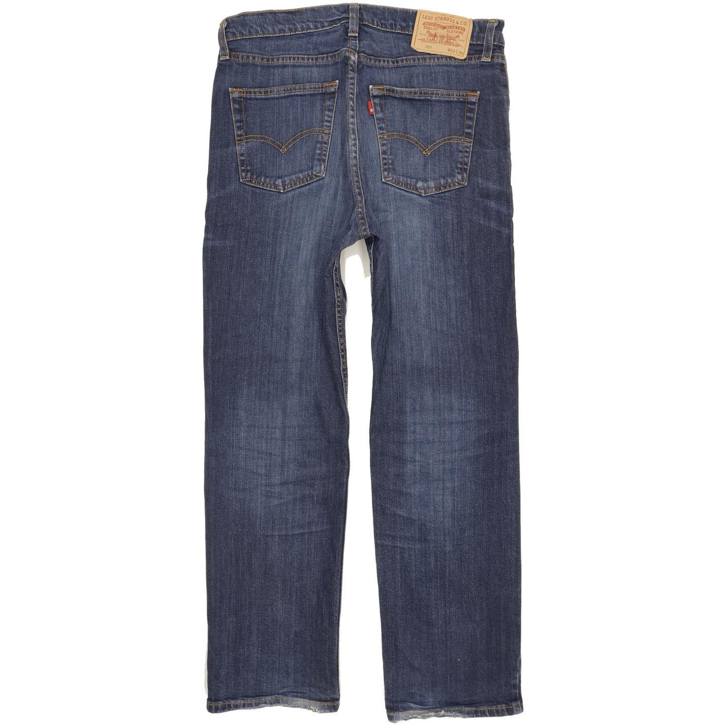 Levi's 751 Men Blue Straight Regular Stretch Jeans W33 L29