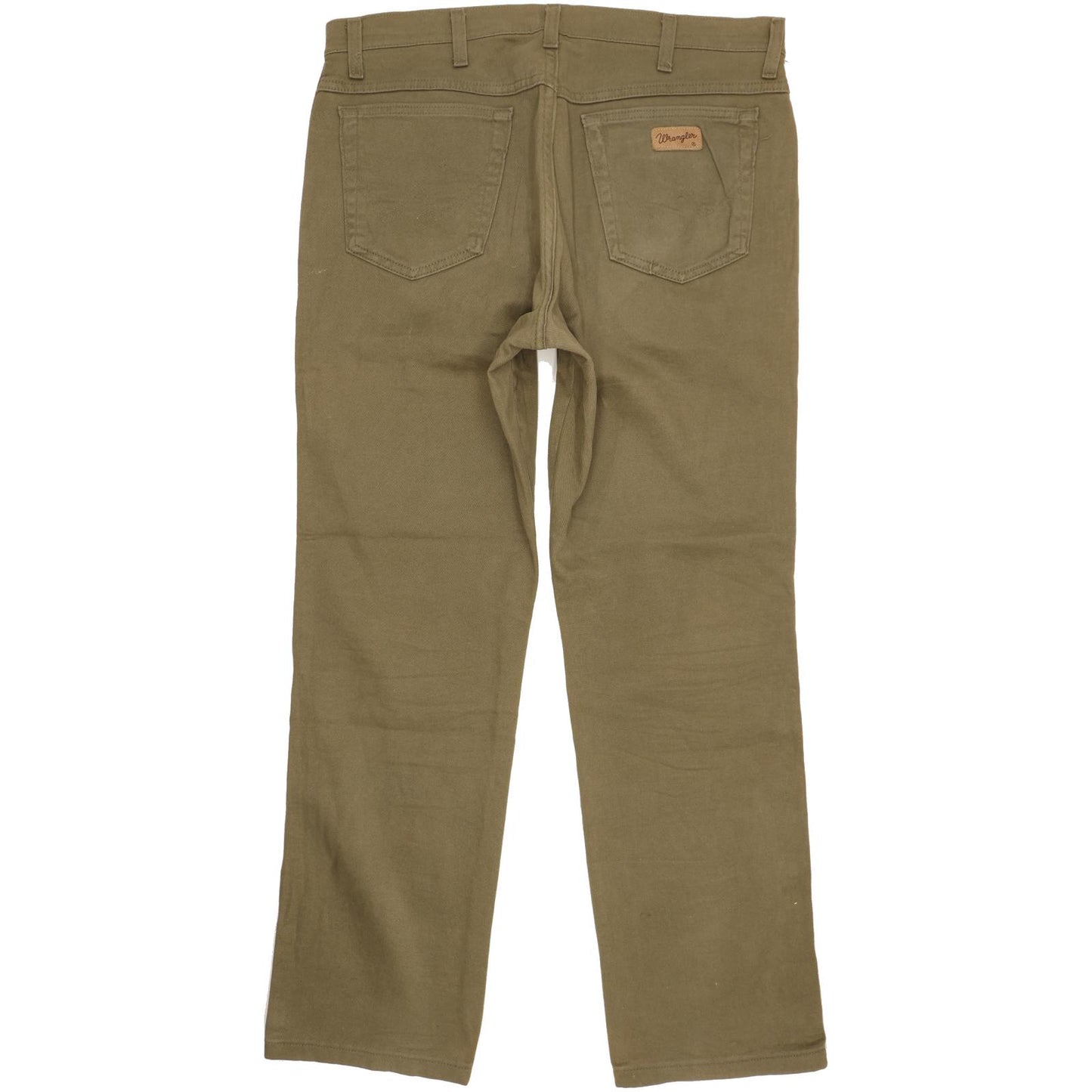 Wrangler Texas Men Green Straight Regular Stretch Jeans W36 L32