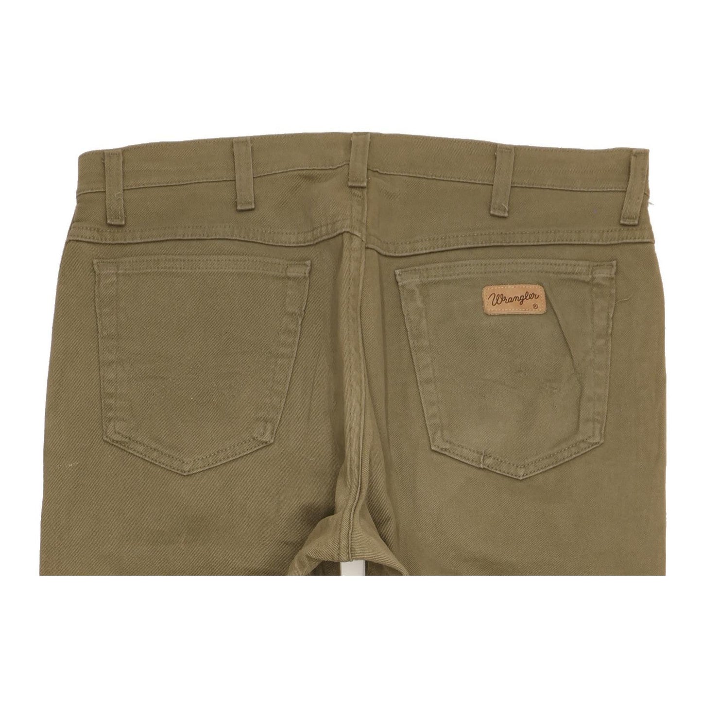 Wrangler Texas Men Green Straight Regular Stretch Jeans W36 L32
