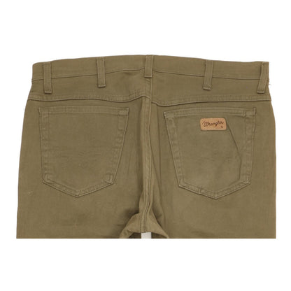 Wrangler Texas Men Green Straight Regular Stretch Jeans W36 L32