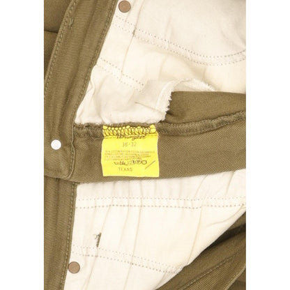 Wrangler Texas Men Green Straight Regular Stretch Jeans W36 L32
