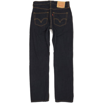 Levi's 501 Men Navy Straight Regular Trousers W32 L31
