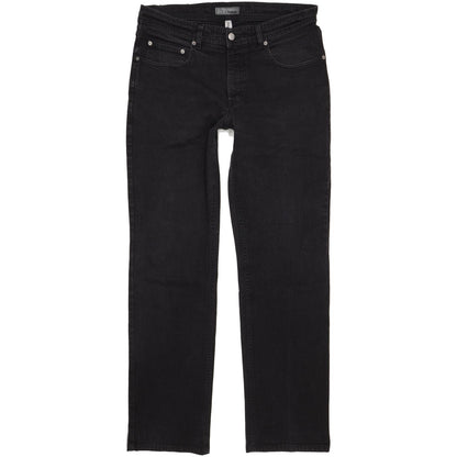 Pioneer Rando Men Black Straight Regular Stretch Jeans W35 L33