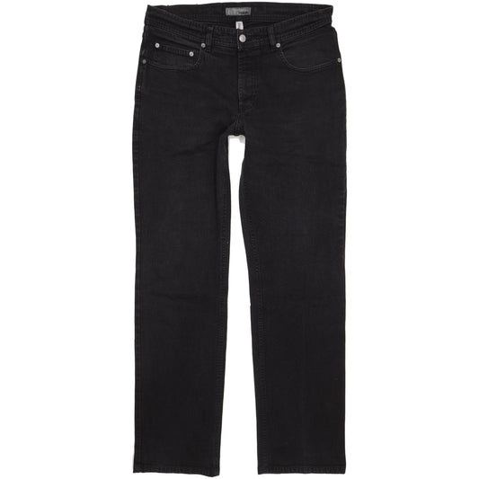 Pioneer Rando Men Black Straight Regular Stretch Jeans W35 L33