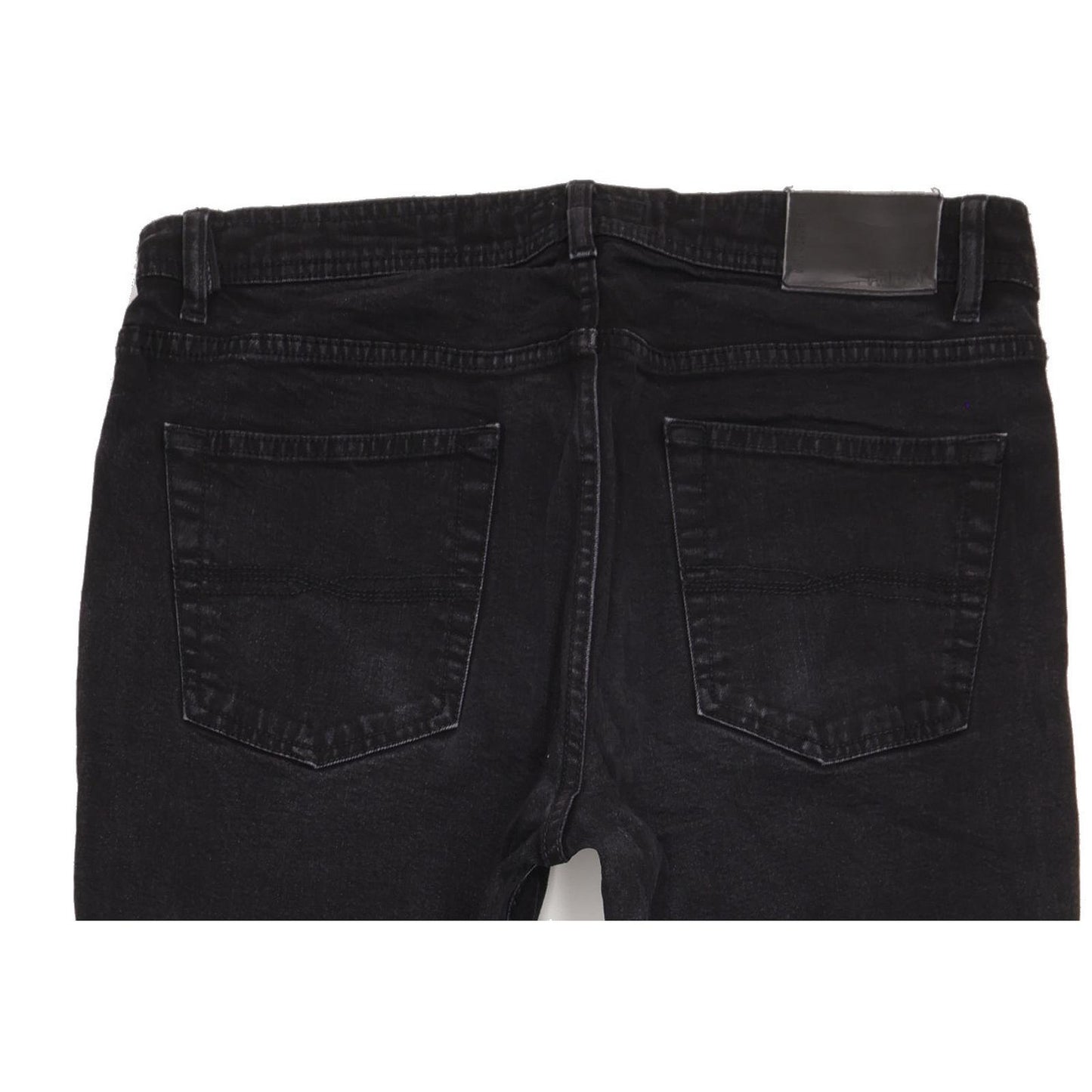 Pioneer Rando Men Black Straight Regular Stretch Jeans W35 L33
