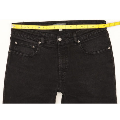 Pioneer Rando Men Black Straight Regular Stretch Jeans W35 L33