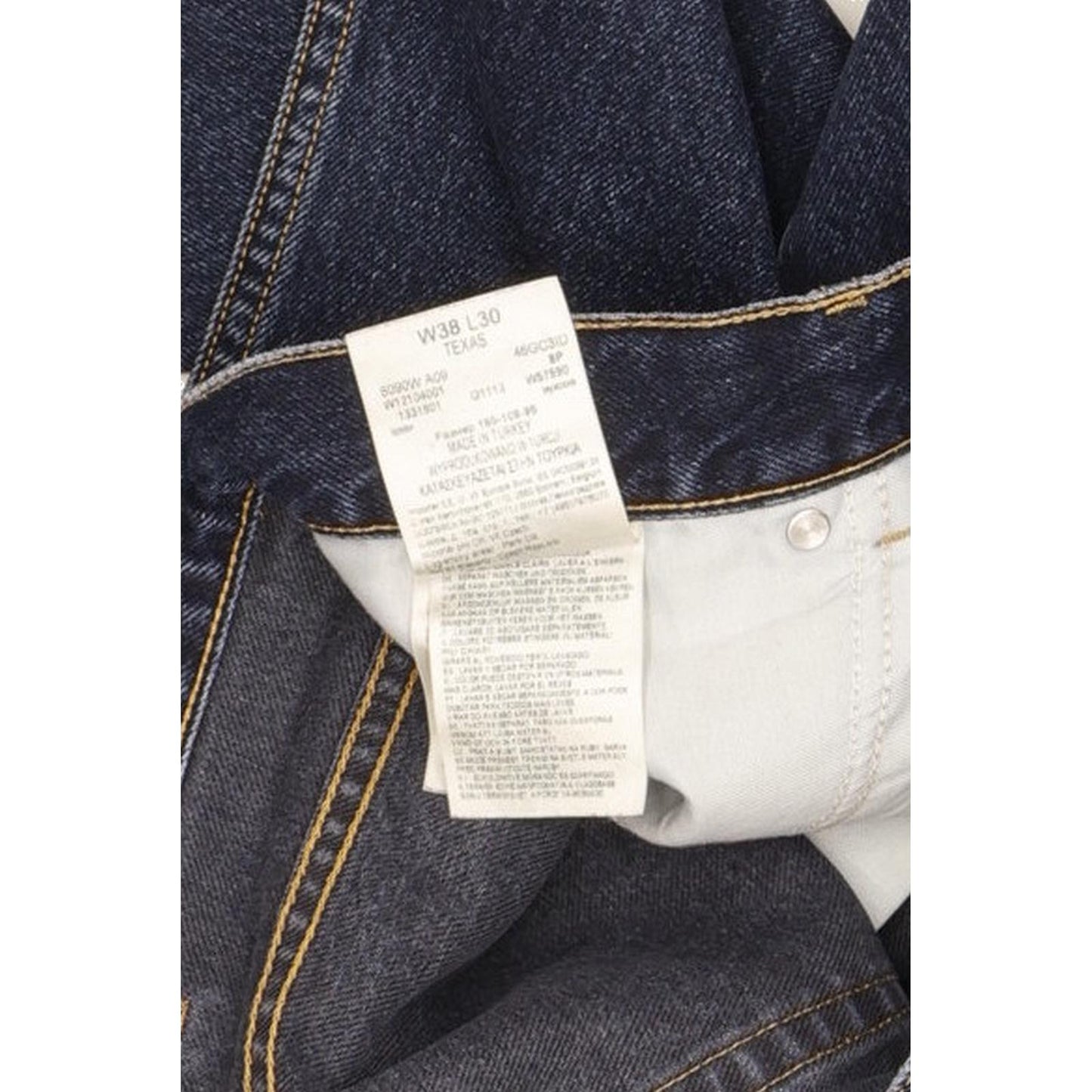 Wrangler Texas Men Blue Straight Regular Jeans W38 L30