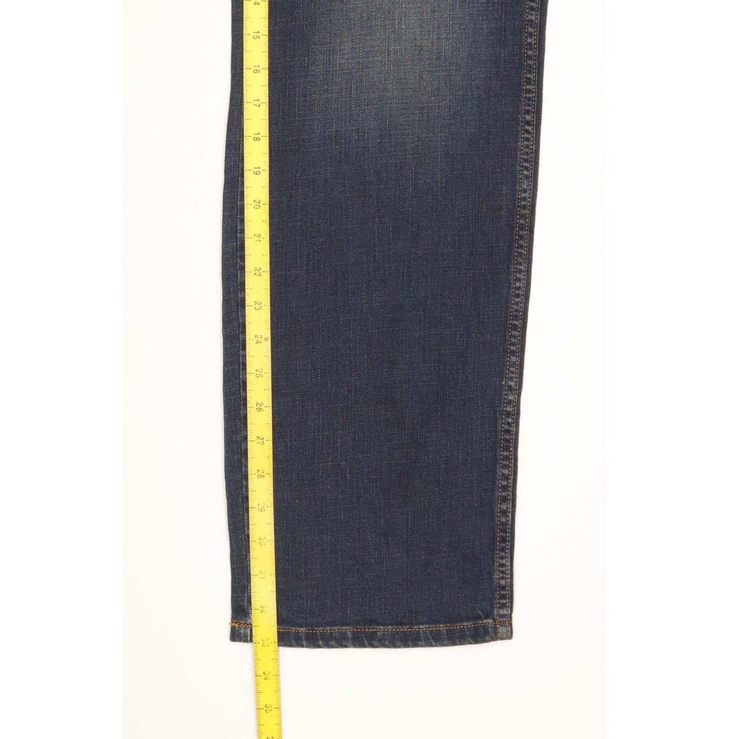 Wrangler Texas Men Blue Straight Regular Stretch Jeans W35 L33