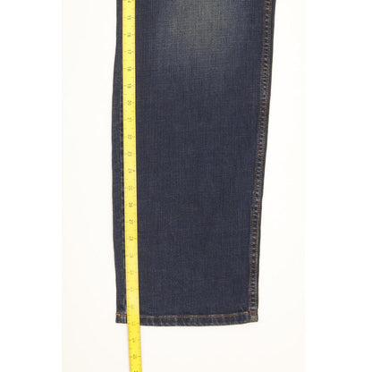 Wrangler Texas Men Blue Straight Regular Stretch Jeans W35 L33