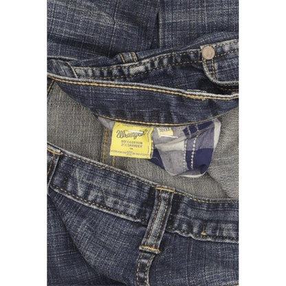Wrangler Spencer Men Blue Straight Slim Stretch Jeans W32 L33
