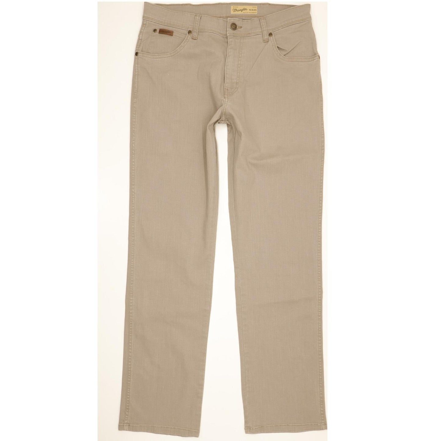 Wrangler Texas Men Grey Straight Regular Stretch Jeans W33 L32