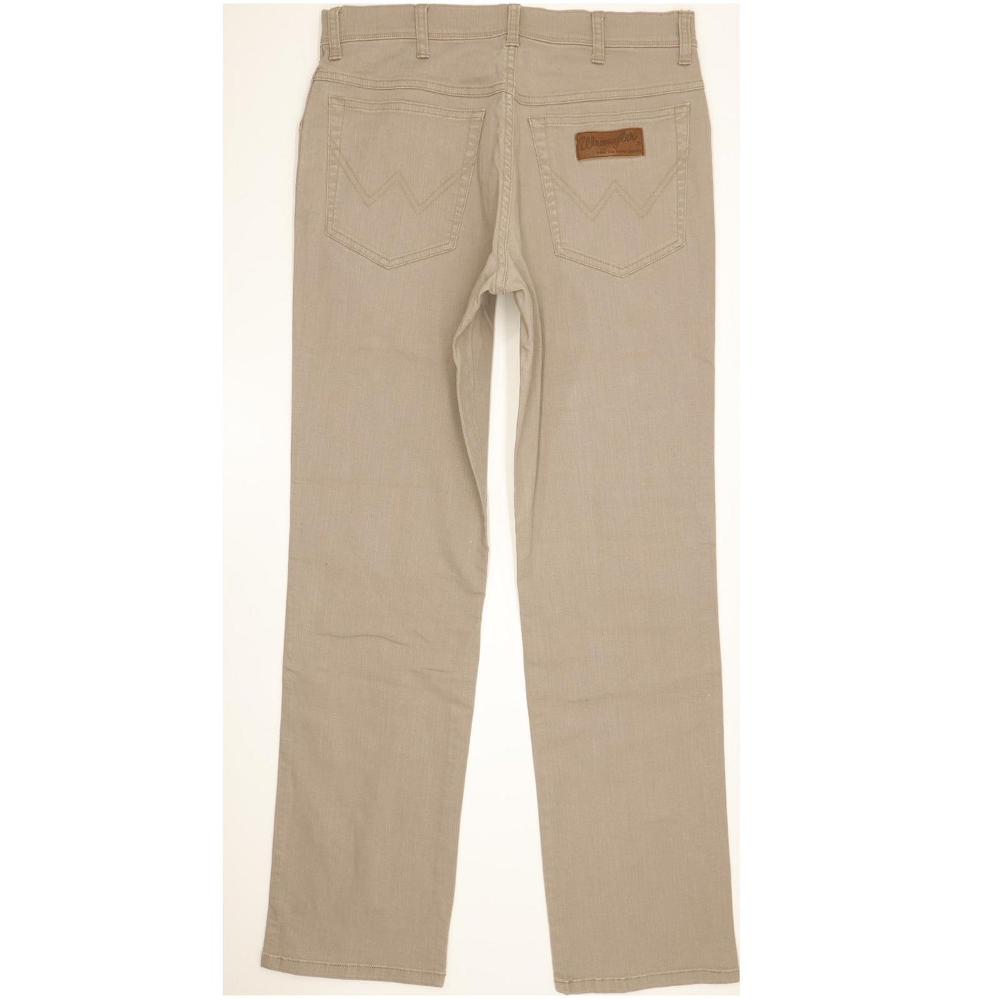 Wrangler Texas Men Grey Straight Regular Stretch Jeans W33 L32