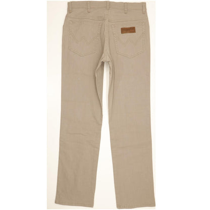 Wrangler Texas Men Grey Straight Regular Stretch Jeans W33 L32