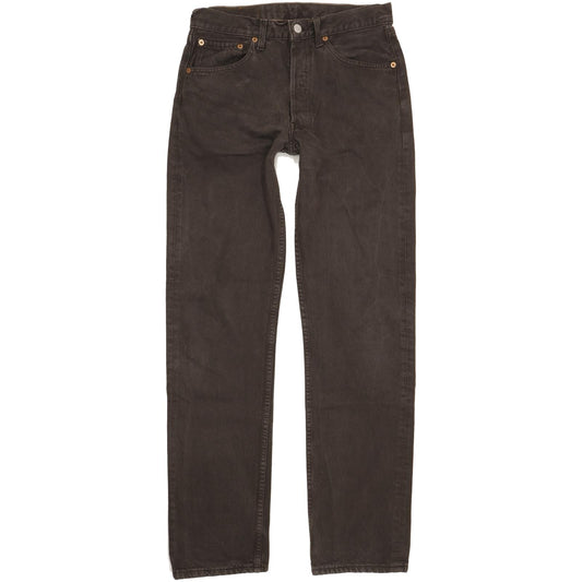 Levi's 501 Men Black Straight Regular Jeans W31 L33