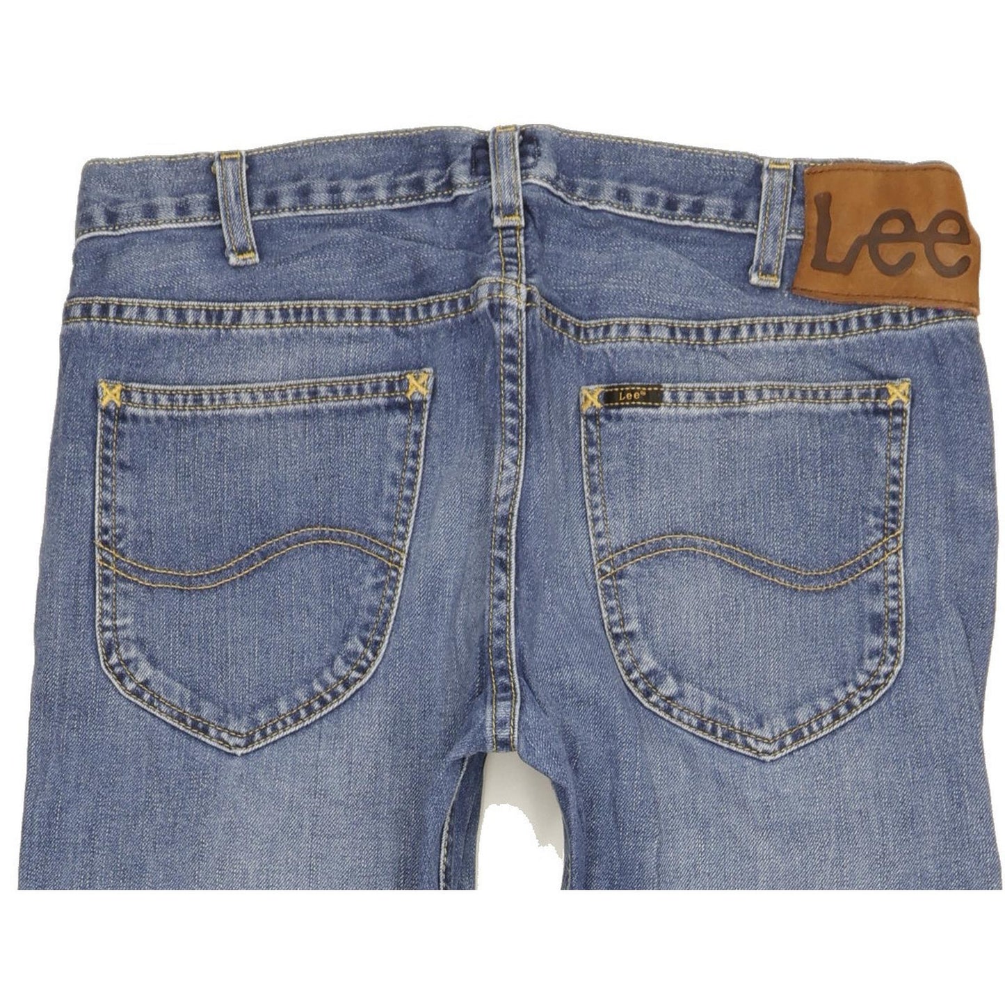 Lee Daren Men Blue Straight Slim Jeans W33 L32