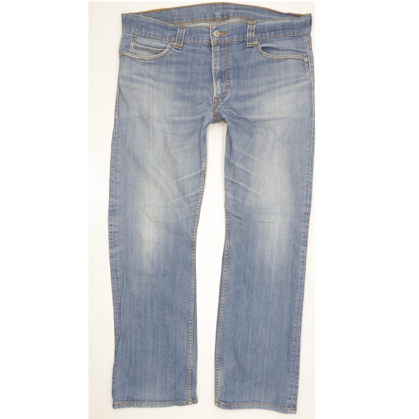 Levi's 506 Men Blue Straight Regular Stretch Jeans W38 L30
