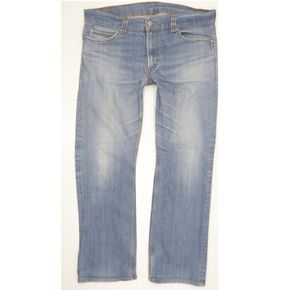 Levi's 506 Men Blue Straight Regular Stretch Jeans W38 L30