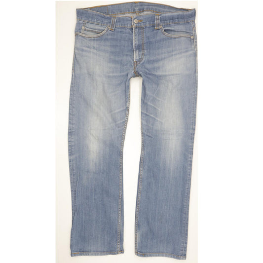 Levi's 506 Men Blue Straight Regular Stretch Jeans W38 L30