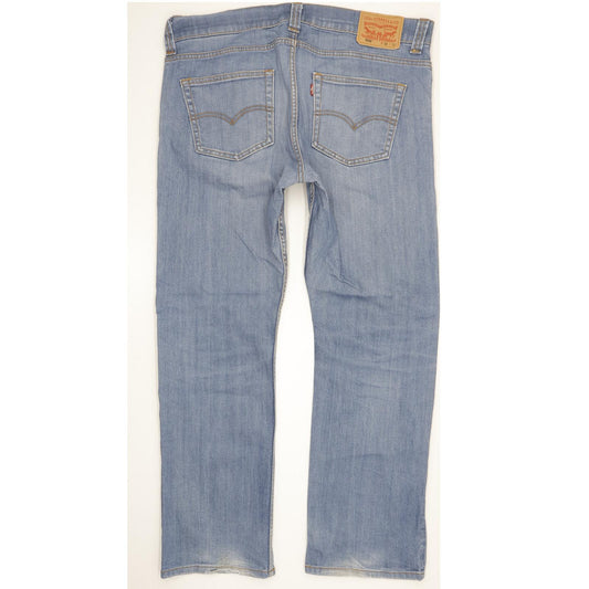 Levi's 506 Men Blue Straight Regular Stretch Jeans W38 L30