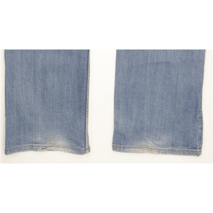 Levi's 506 Men Blue Straight Regular Stretch Jeans W38 L30