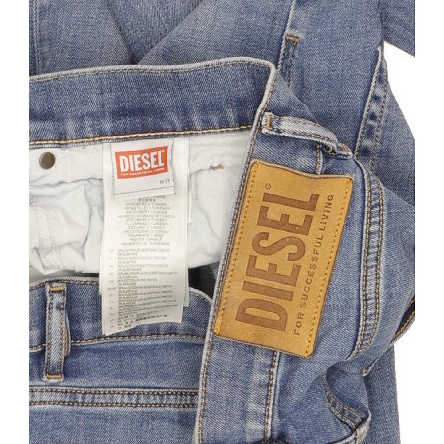 Diesel D-Strukt Men Blue Skinny Slim Stretch Jeans W31 L29