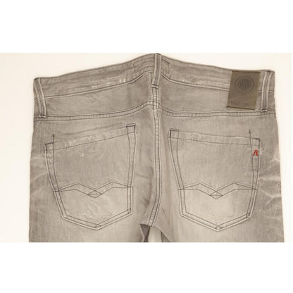 Replay Waitom Men Grey Straight Regular Jeans W34 L32