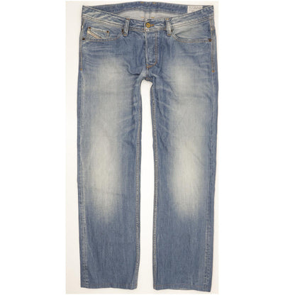 Diesel Viker Men Blue Straight Regular Jeans W36 L32
